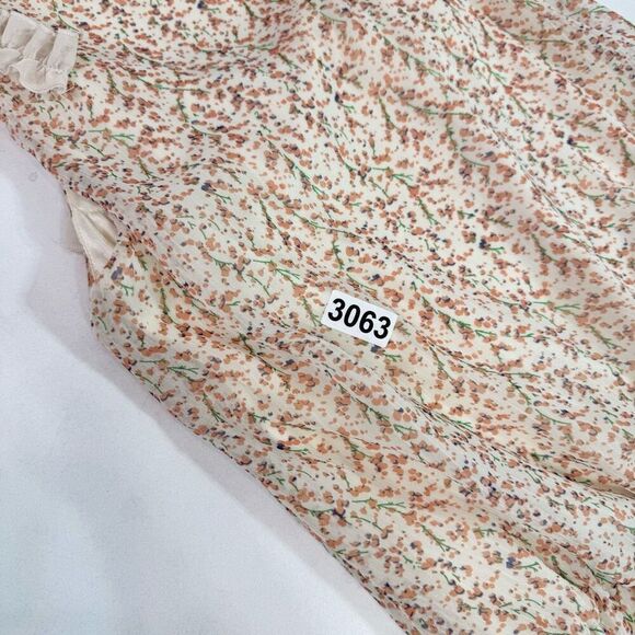 A'reve Mini Dress Womens Small Pink Sleeveless Ditsy Bloom Shabby Chic Dainty - Picture 9 of 9